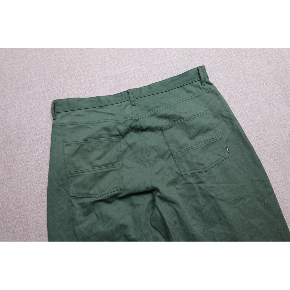 Primitive Tiago Pants Mens 42x32 Green Chino Skate YKK Zip Cotton Twill NWT
